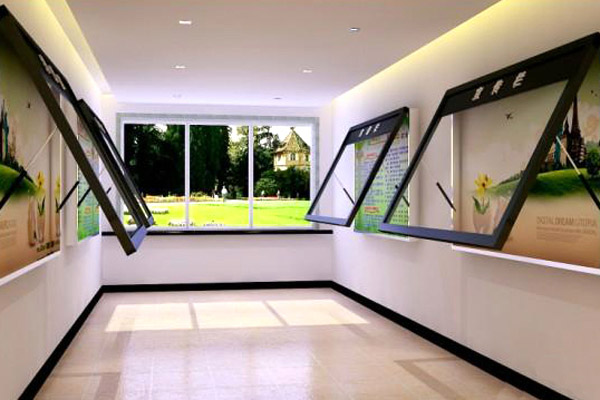 室內撐桿開(kāi)啟宣傳欄